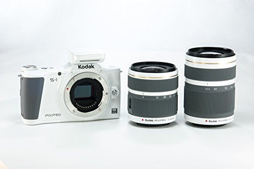 Kodak S-1 - Cámara híbrida de vídeo Full HD (16 MP-cos, Wi-Fi), Color Blanco