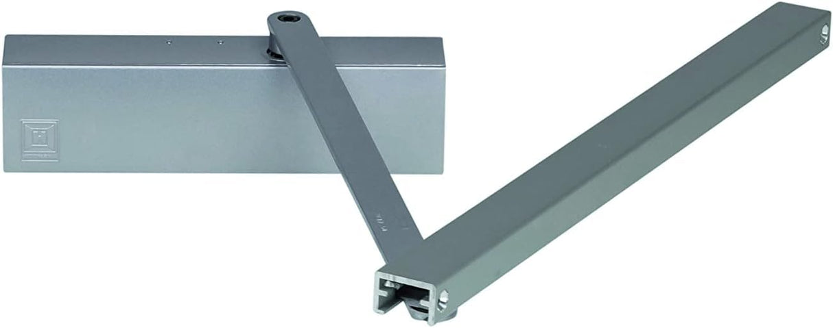 Hörmann Cierrapuertas HDC35-1 (cierrapuertas superiores para montaje en el lado de la cerradura, lado opuesto, con riel deslizante/palanca/placa de montaje)