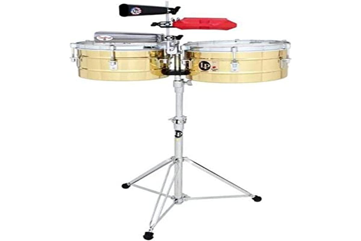 LP Latin Percussion Timbales Tito Puente Latón Macizo 13"/14" LP256-B