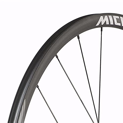 Miche Ruedas de Disco Syntium DX BT Juego Carretera, Unisex, Negro, Shimano