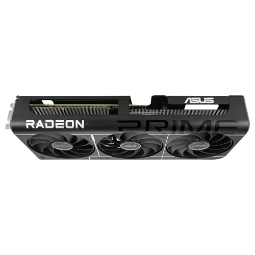 ASUS Prime Radeon RX 9060 XT 8 GB GDDR6 OC Edition, Tarjeta gráfica, PCIe 5.0, HDMI/DP 2.1, diseño de 2.5 Ranuras, Ventiladores Axial-Tech, rodamientos de Doble Bola, Doble BIOS, GPU Guard