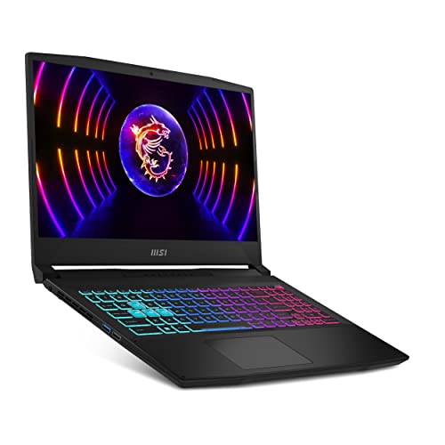 MSI Katana 15 B13VFK-1855XES Ordenador Portátil Gaming 15.6" FHD 144Hz (Intel Core i7-13700H, 16GB RAM, 512GB SSD, RTX 4060-8GB, Sin Sistema Operativo) Negro, Teclado QWERTY Español