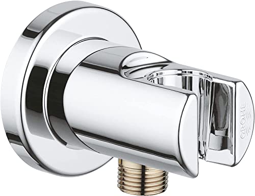 GROHE QuickFix Precision Trend - Set de ducha para instalación final, tecnología de control ecológico, ducha mural de 210 mm, cromado, ref. 34733002
