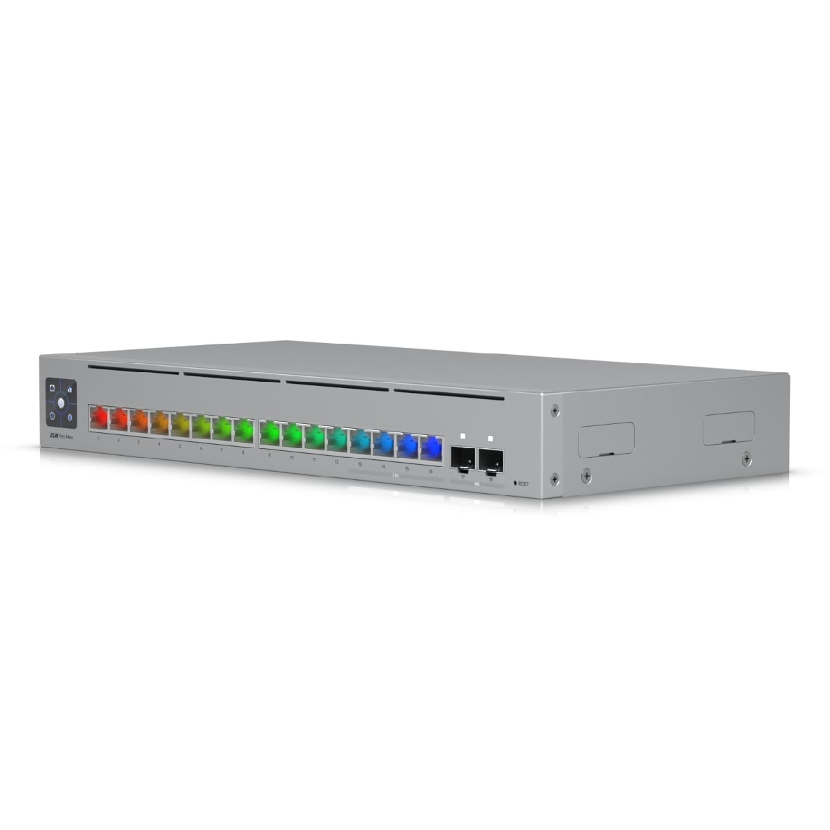 Ubiquiti Switch Pro MAX 16 12x1G 4x2.5G 180W L3 Rack 10G SFP+ Touch Display