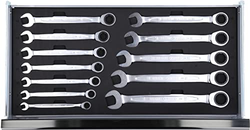 KS Tools 918.0100 1/4"+1/2" Juego de herramientas universales CHROMEplus, 99 pzs GEAR