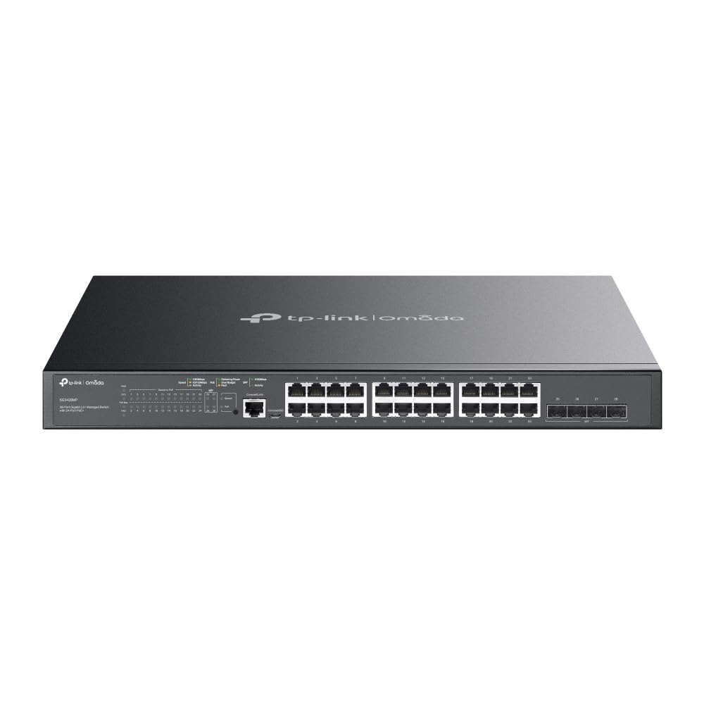 TP-Link TL-SG3428MP 24-Port Gigabit L2 Managed PoE+ Switch