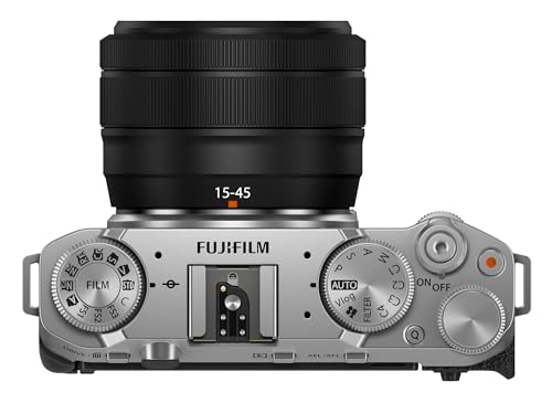 Fujifilm X-M5 Kit de Lentes de cámara Digital sin Espejo XC15-45mm F3.5-5.6 OIS PZ - Plata