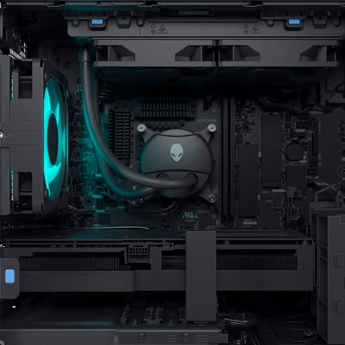 Alienware Aurora R16 Ordenador de sobremesa Gaming, Procesador Intel Core i7-14700F, NVIDIA GeForce RTX 4060Ti 8GB, RAM 16GB, SSD 1TB, Windows 11 Home, Teclado AZERTY Francés Negro