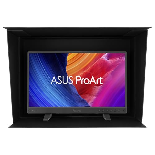 ASUS ProArt Display PA16USV - Monitor Profesional de 15,6", 4K UHD (3840 x 2160), IPS, HDR-10, 100% sRGB, Rec.709, ΔE<2, Calman, 12G-SDI, HDMI, USB-C, Caja Reutilizable, sostenibilidad ecológica
