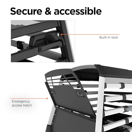 Thule Allax - Caja de Transporte para Perros, para Coche, Color Negro y Aluminio M