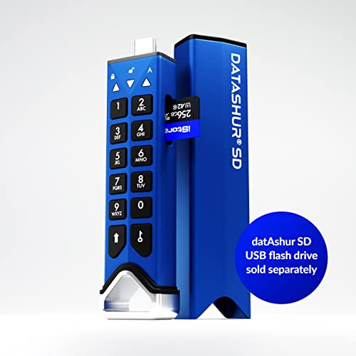 iStorage microSD Card 256GB, Encrypt Data stored on iStorage microSD Cards Using datAshur SD USB Flash Drive, Compatible with datAshur SD Drives Only