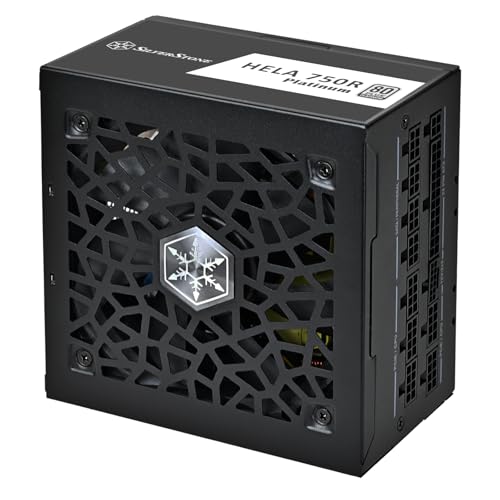 SilverStone Technology HELA 750R Platinum, Fuente de alimentación ATX Totalmente modular PCIe 5 80 Plus Platinum 750W, SST-HA750R-PM