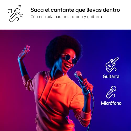 LG XBOOM La Bestia XL9T - Altavoz de Gran Potencia, Bluetooth, USB, Funciones DJ, Karaoke, Iluminación LED, Amplia Conectividad, 2 Altavoces, Negro
