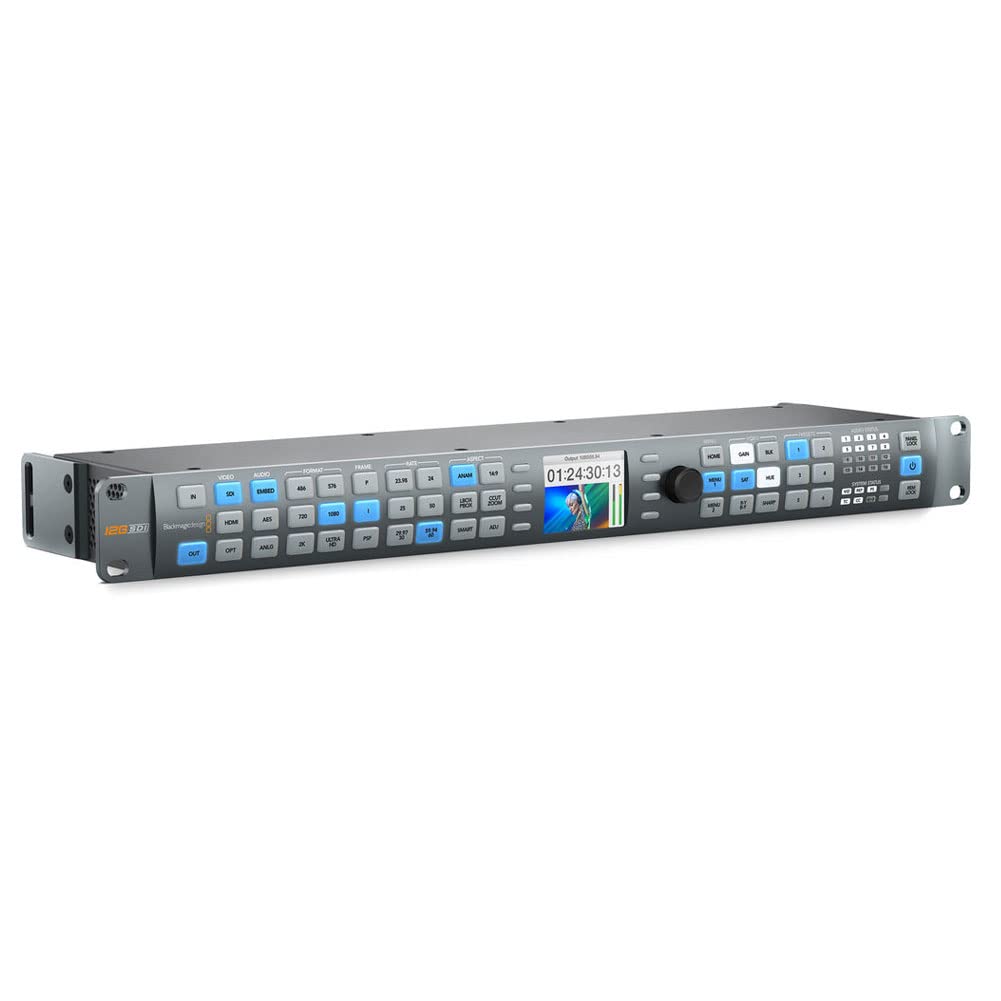 Blackmagic Design Teranex AV Active video converter - Conversor de vídeo (3840 x 2160 Pixeles, 525i,625i,720p,1080i,1080p,2160p, Active video converter, Gris, 100 - 240 V, 50/60 Hz)