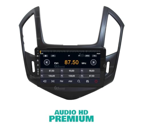 Radio de Coche para Chevrolet Cruze después 2013 Negro Android GPS Bluetooth WiFi USB Dab+ Touchscreen 9" 8core Carplay AndroidAuto