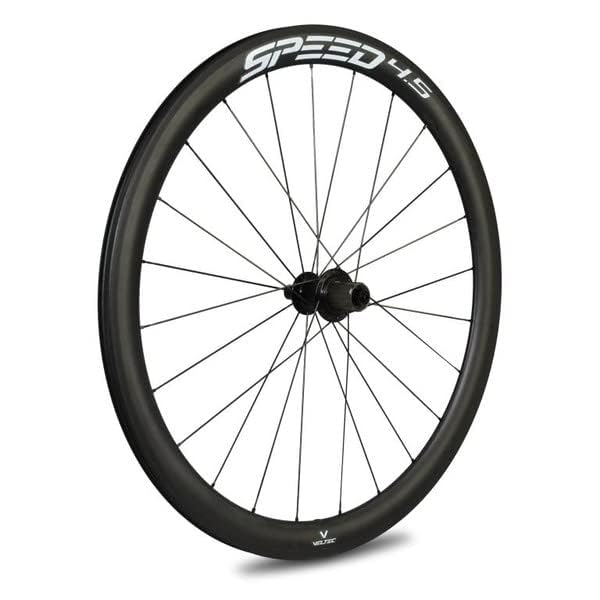 veltec Juego de Ruedas Speed 4.5 19 mm SR Rim Brake QR XDR, Adultos Unisex, Negro/Blanco, 622-19
