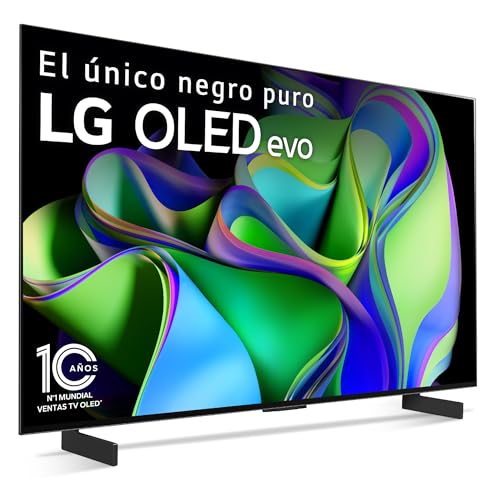 LG OLED42C35LA 42", 4K OLED EVO, Smart TV, webOS23, Procesador Máxima Potencia, Dolby Vision, Dolby Atmos, Gaming, Alexa/Google Assistant
