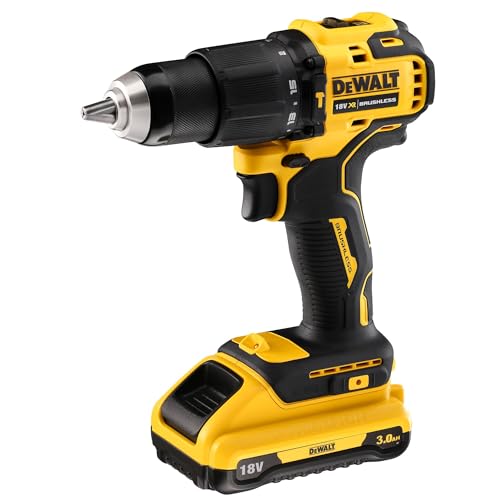 DEWALT DCD709L2T-QW - Taladro Percutor sin escobillas XR 18V 13mm 65Nm con 2 baterías Li-Ion 3,0Ah y maletín TSTAK