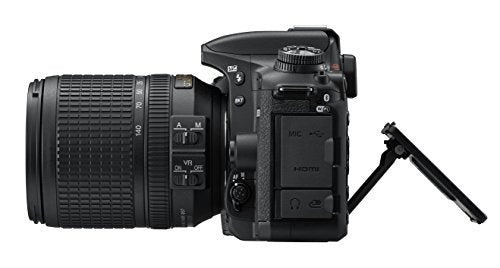 Nikon D7500 - Cámara réflex Digital con Objetivo AF-S DX NIKKOR 18-140 mm f/3.5-5.6G ED VR, 20,9 megapíxeles, Wi-Fi, Bluetooth, SD 8 GB 300x Premium Lexar, Color Negro