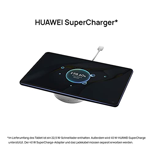 HUAWEI MatePad Pro 10,8 Pulgadas (2021)-2K FullView, 128 GB de ROM, Snapdragon 870, colaboración multipantalla, Multi-Window, 40 W Supercharge, Wi-Fi 6, Midnight Grey, 30 Meses de garantía
