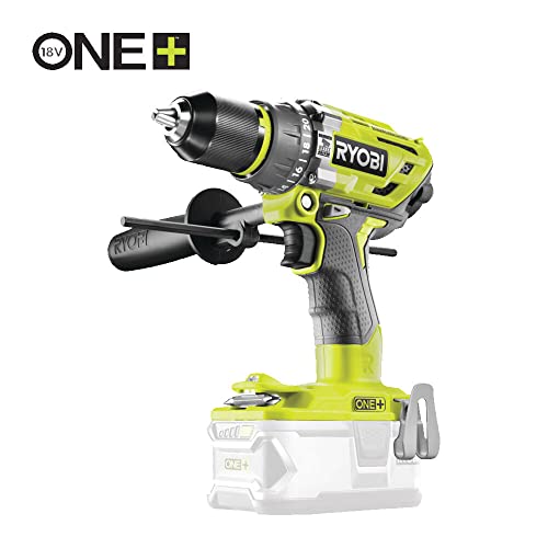 RYOBI 18V ONE+ Trio – Taladro Percutor, Atornillador Impacto y Amoladora Angular – Incluye 3 Herramientas, 2 Baterías y Cargador