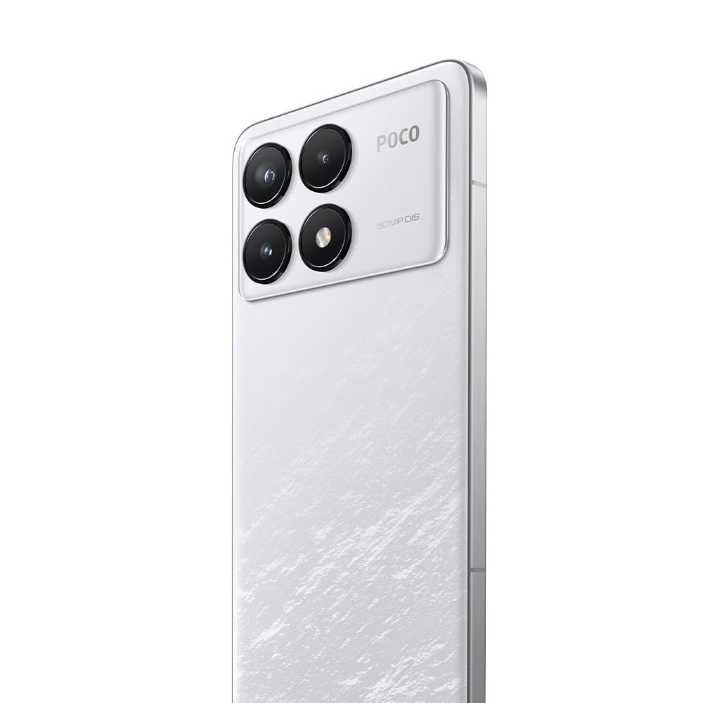 Xiaomi Poco F6 Pro - Smartphone de 12+512GB, Snapdragon 8 Gen 2, Pantalla AMOLED de 120 Hz, Triple cámara de 50MP, 120W HyperCharge, 5000mAh, Blanco (Versión ES)