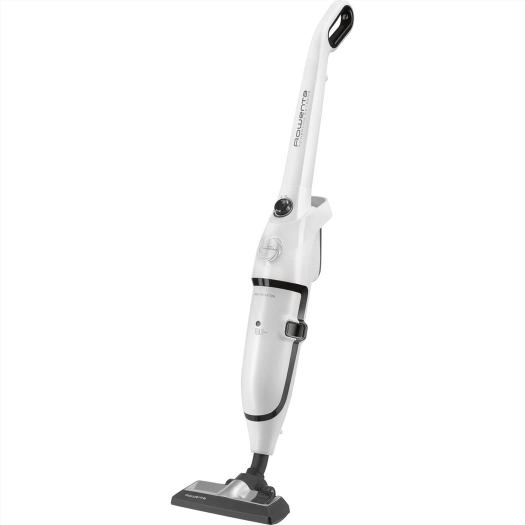 Rowenta - Escoba eléctrica RH8037WA Powerline Extreme con Bolsa y Cable, Capacidad: 2,2 l, Potencia: 750 W, Ruido: 77 dB, Color Blanco