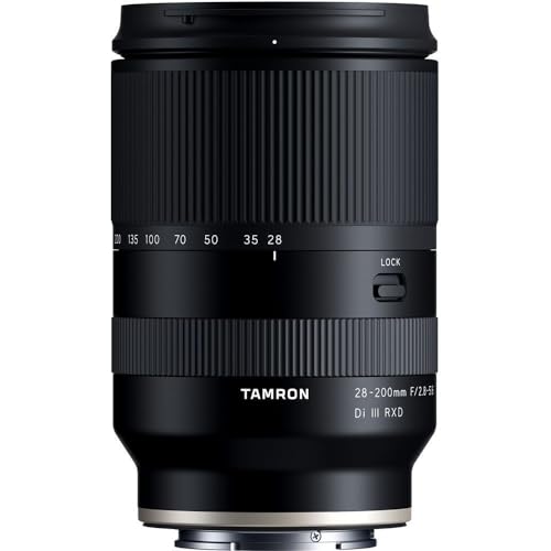 Tamron T83004 - Objetivo para Sony E-Mount (28-200 mm, F/2.8-5.6 Di III RXD)