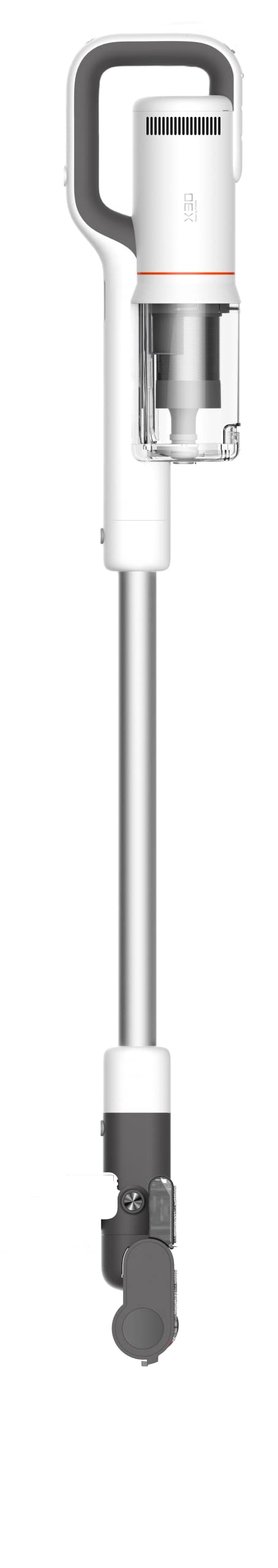 ROIDMI X30 X30-Aspirador función de Limpieza, sin Bolsa, HEPA, 6 Niveles de Filtro, Cepillo Antibacteriano, hasta 70 Minutos de duración de la batería, iluminación LED, Soporte de Pared, Color Blanco