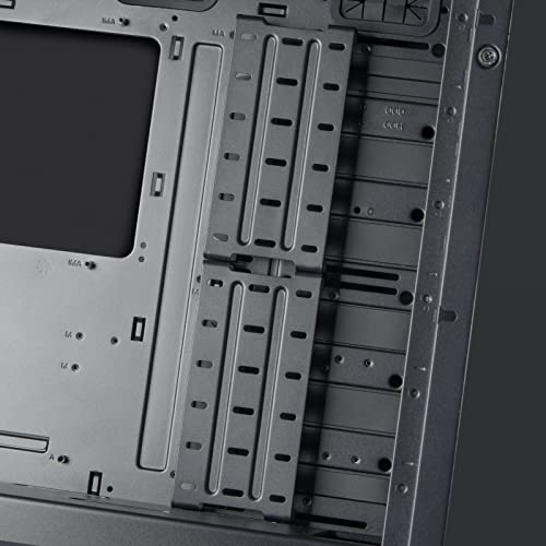 Silverstone SST-SEH1B-G - Seta H1 Carcasa Torre Mediana con Panel Frontal de Rejilla Perforada, chasis de Acero e iluminación ARGB