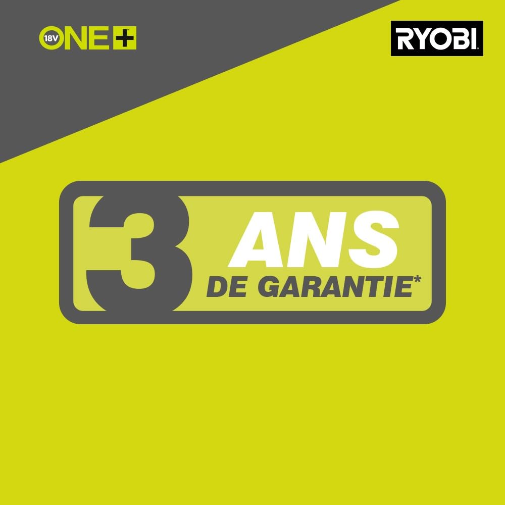 RYOBI - Cortasetos 18V One+ con Batería 18V One+ 2,0 Ah y Cargador 1,5A - Espada 55cm, Capacidad máx. 24mm, Velocidad 2700 RPM - Recogedor de Residuos HedgeSweep, Funda Protectora - RY18HT55A-120