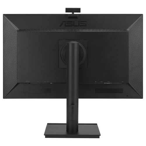 ASUS BE249QFK - Monitor para videoconferencias de 24", Full HD, IPS, 100 Hz, sin Marco, cámara Full HD, ergonómico, HDMI, Eye Care, Baja luz Azul, antiparpadeo, Montaje en Pared, sostenibilidad