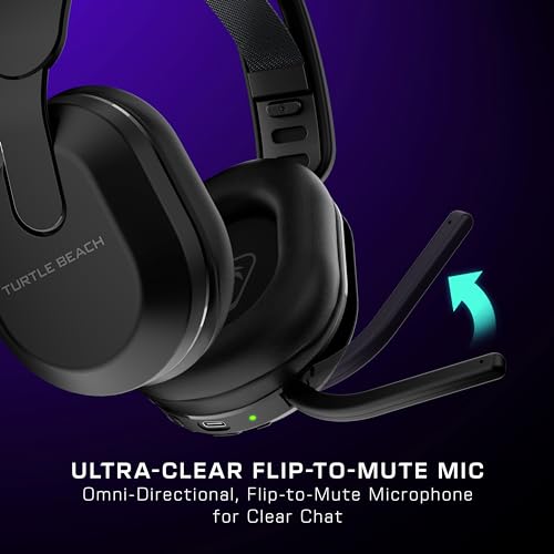 Turtle Beach Stealth 500 Negro Auriculares de juego inalámbricos con 40 horas Batería y Bluetooth para Xbox Series X o S, Xbox One y móvil