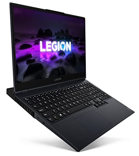 Lenovo Legion 5 Gen 6 - Ordenador Portátil Gaming 15.6" FHD 120Hz (AMD Ryzen 5 5600H, 8GB RAM, 512GB SSD, NVIDIA GeForce RTX 3060-6GB, WiFi 6, Windows 11 Home) Azul/Negro - Teclado QWERTY Portugués