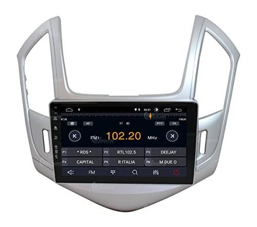 Radio de Coche para Chevrolet Cruze después 2013 Plata Android GPS Bluetooth WiFi USB Dab+ Touchscreen 9" 4core Carplay AndroidAuto