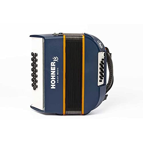Hohner XS Child - Acordeón infantil con botones (+ funda)