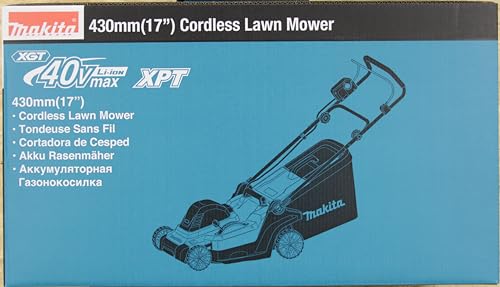 Makita Cortacésped LM004GZ 40V MAX Li-Ion XGT sin escobillas de 43 cm, baterías y Cargador no incluidos