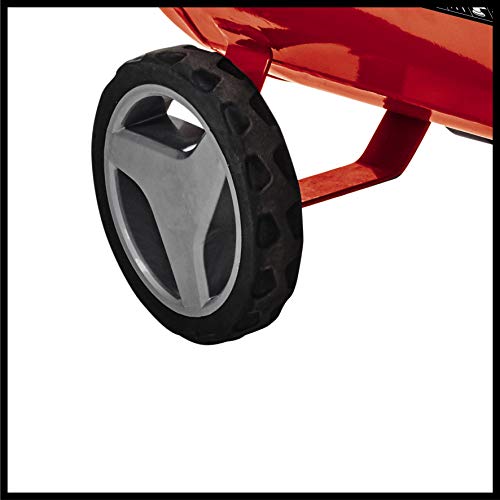 Einhell Compresor TE-AC 430/90/10 (3000 W, accionamiento por correa, 10 bar, depósito de 90 l, bomba lubricada por aceite, movilidad gracias a grandes ruedas, elevada potencia de salida)
