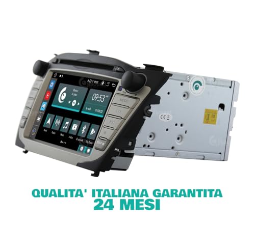 Radio de Coche para Hyundai IX35 con GPS, telecamera, ampli e LCD Grande di Serie Android GPS Bluetooth WiFi USB Dab+ Touchscreen 7" 8core Carplay AndroidAuto