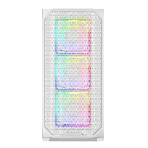 Sharkoon AK5M RGB White ATX - Carcasa para PC