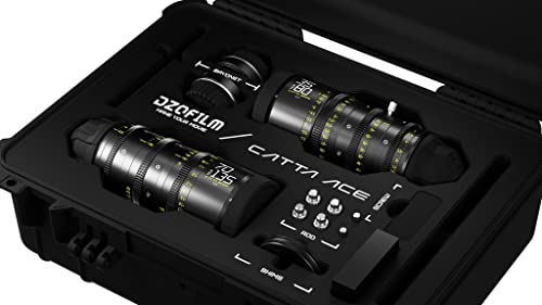 DZOFILM Cine Lens Catta Ace Zoom - Kit de 2 Lentes (35-80/70-135 T2.9), Color Negro