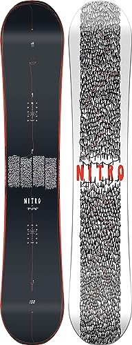 Nitro Tabla de Snowboard para Hombre T1 x FFF BRD '24, Tabla de Estilo Libre, Twin, CAM-out Camber, Park, Artista: Fabian Fuchs FFF