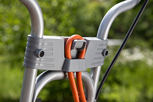 IKRA motoazada eléctrica motocultor IEM 800 S, Ancho de Trabajo 30cm, Profundidad 20cm, Incluye extirpador Manual