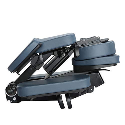 Master Massage Gymlane Portable Adjustable Folding Massage Chair Silla de Masaje portátil, Aluminio, Azul Real, Universal