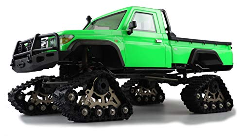Amewi 22473 AMXRock RCX8PT Scale - Picaporte para Crawler (Escala 1:8, Ruedas dentadas, teledirigidas, RTR), Color Verde
