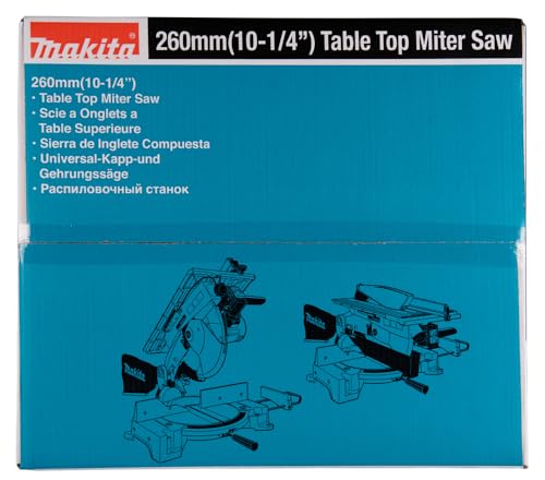 Makita LH1040F - Ingletadora Con Mesa Y Luz 1650W 4800 Rpm Disco 260 Mm 14 Kg
