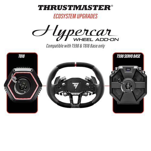 Thrustmaster Hypercar Wheel Add-On, Aro de Volante Premium, Para PC y Consolas