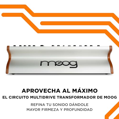 MOOG Subsequent 37 - Sintetizador analógico parafónico y teclado MIDI con 37 teclas semicontrapesadas, ampli de auriculares, 256 presets y editor de software