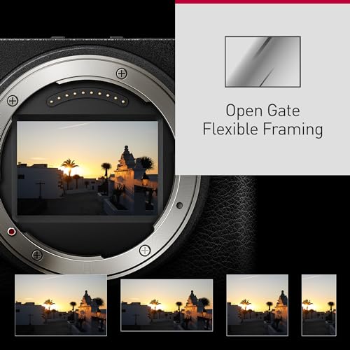 Panasonic Lumix DC-S9E-W Cámara para Vlog con Fotograma Completo y Puerta Abierta sin Espejo, 24,2 MP, Vídeo 6K/4K, PDAF de 779 Puntos, Estabilización De Imagen, Blanco Ahumado, Cuerpo de cámara