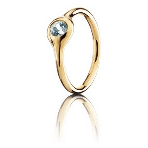 Pandora 970103TPA-60 - Anillo de oro amarillo de 18 quilates, talla 20 (19,1 mm)